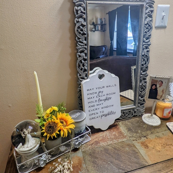 Wooden Love Home Sign - Picture 1 of 2